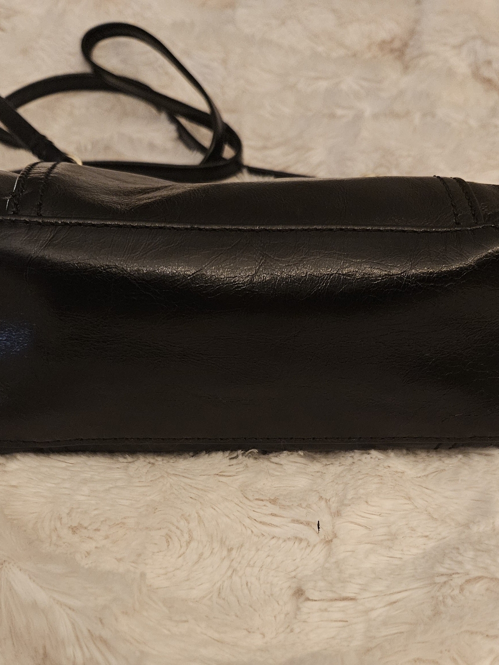 HOBO☆Black Leather Ace Crossbody Bag - NWT - Picture 3 of 8